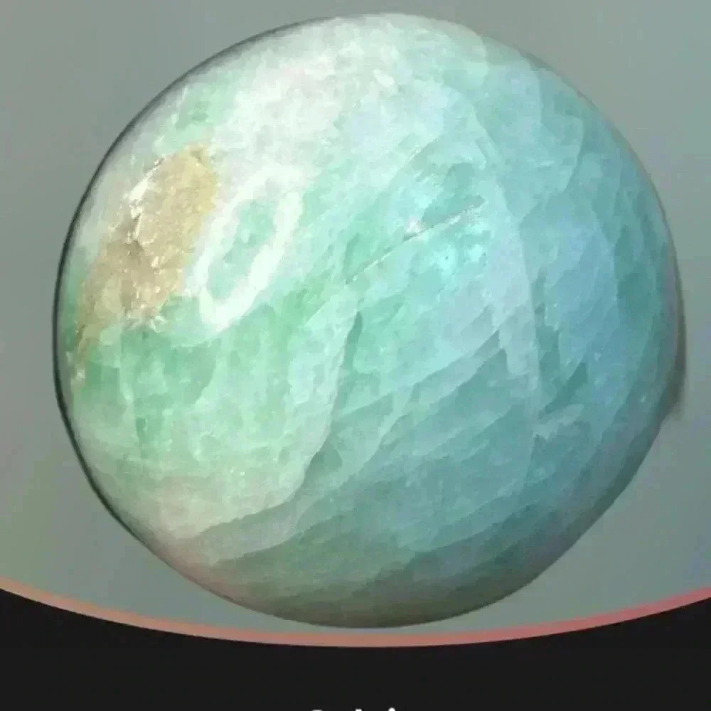 Calcite polished sphere. Stimulate mind and improve memory.